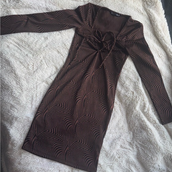 Zara 70’s Style Mini Dress - Picture 2 of 4